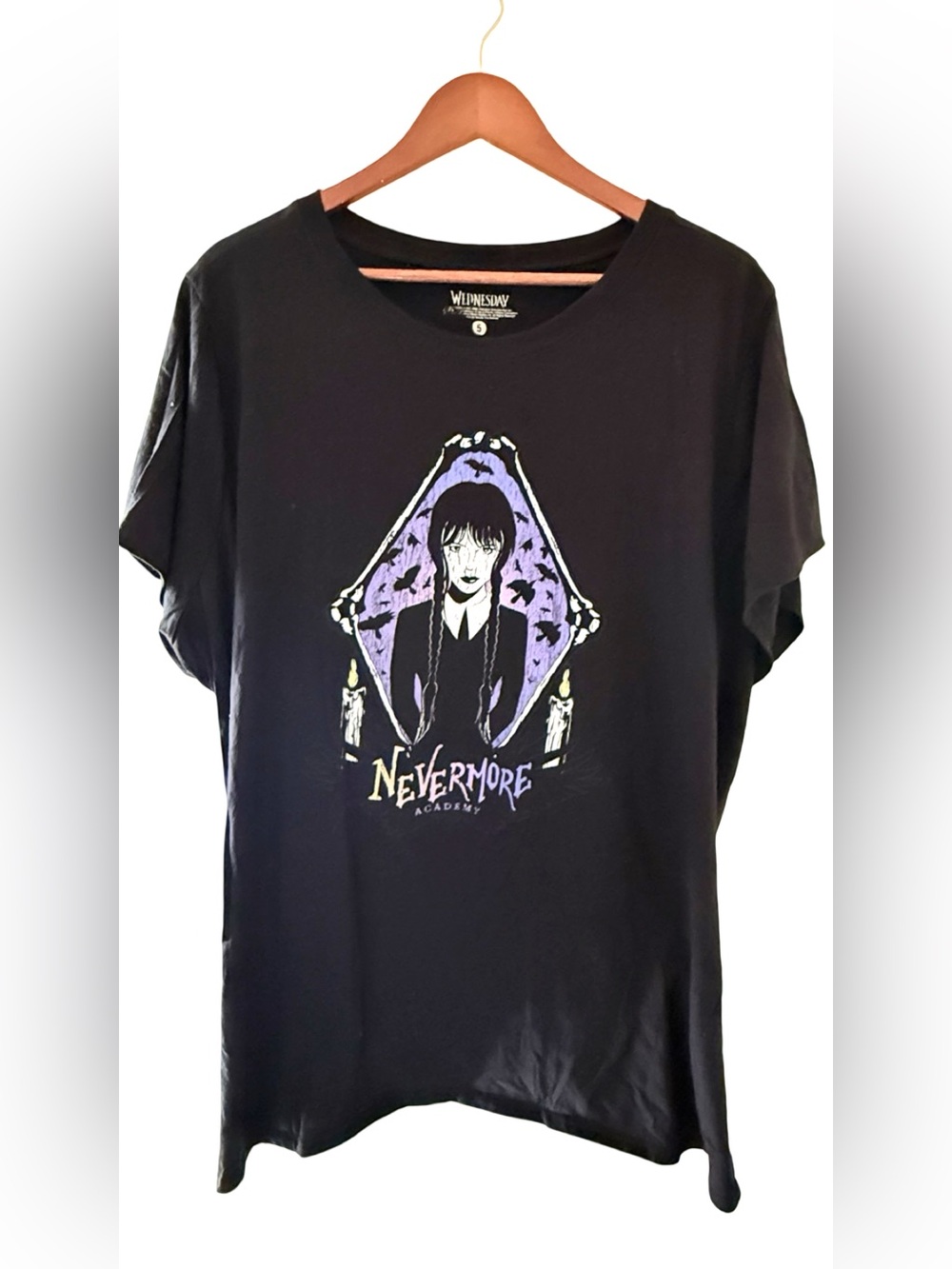 Torrid, Wednesday Nevermore Classic Fit Tee (Size 5)